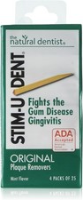 Stim-U-Dent Plaque Removers Mint 100 Each Pack of 6 