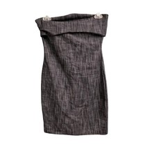 Pretty Little Thing Size 2 Mini Strapless Stretch Dress Going Out Party Festival