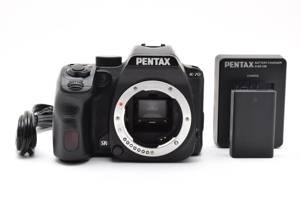 Pentax K-70 24.2 Mp Digital SLR Kamera Schwarz Body Exzellent Getestet #2577299