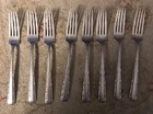 8 Vintage Towle Candlelight Sterling Silver Dinner Forks 375 Grams