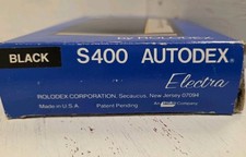 ROLODEX Autodex Address Directory Pop-up Office Black Metal S400 NEW IN BOX