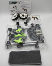 LetPetRun Dog Wheelchair XS Gray Green Rear Leg Cart Needs Clip Repair