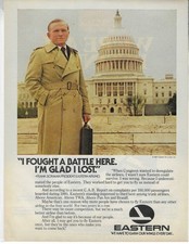 FRANK BORMAN  PRESIDENT  EASTERN AIRLINES  ORIGINAL PRINT AD