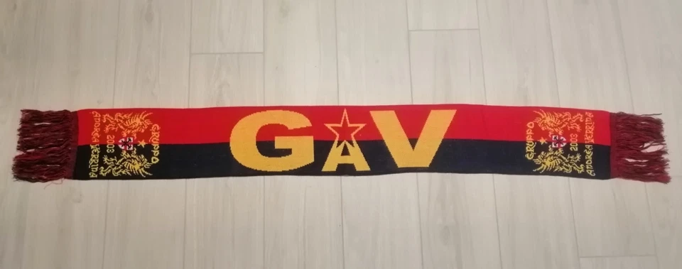 Sciarpa Ultras Genova Genoa GAV - Immagine 3 di 3