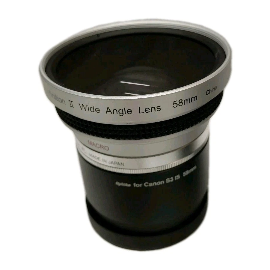 (2) OPTEKA .45x AF High Definition II 58mm Wide Angle And 3.2x Telephoto Lens - Image 3 of 4