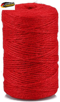 G2PLUS 100M Rot Juteschnur, 2MM Jute Schnur FüR Garten, 3-Lagig Bastelschnur FüR