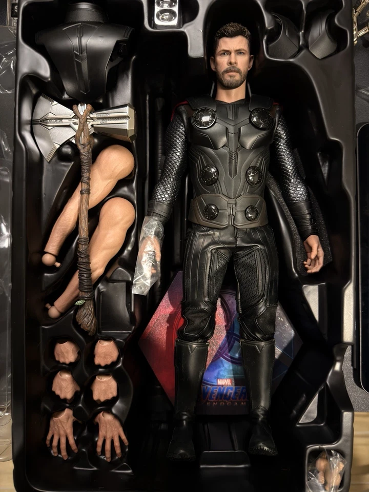 Hot Toys MMS474 Thor Avengers Infinity War 1/6 Figure Complete Boxed - Photo 1/2
