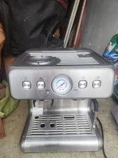 AS IS. Espresso Machine with Built-in Grinder,Professional 15 Bar 