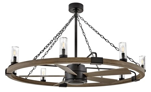Hinkley Lighting 906144F-LWD Sawyer 44" 5 Blade Indoor / Outdoor - Black - Picture 4 of 5