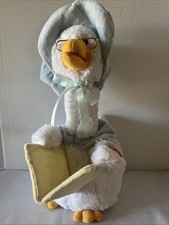 Cuddle Barn Mother Goose Animated Talking Musical Plush Toy 14  Nursery Rhymes