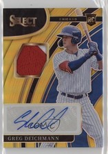 2022 Panini Select Rookie Jersey Gold Prizm 8/10 Greg Deichmann Auto 18yu