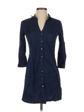 Mango Women Blue Casual Dress 4