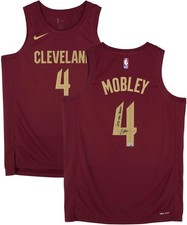 Evan Mobley Cavaliers Autographed Nike Red 2022-2023 Icon Swingman Jersey w/Insc
