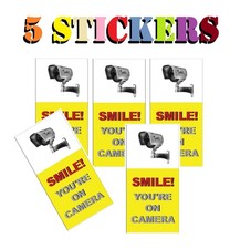Smile You're On Camera Sticker - 5 STICKERS -