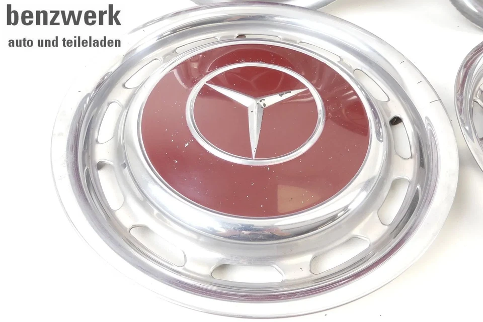 Mercedes W108 W116 W114 W115 W123 4X Radkappe Chrom 14 Zoll ORIGINAL 1154010324✔ - Bild 2 von 4