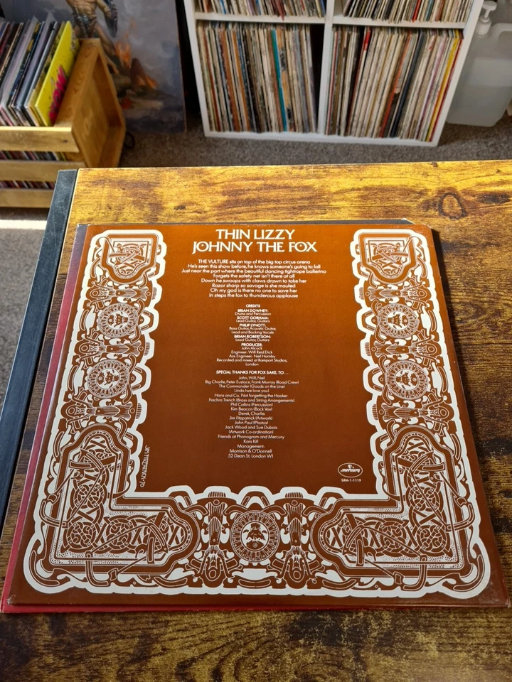 Thin Lizzy - Johnny The Fox - Mercury - SRM1119 - Import - USA - 1976 - EX - - Image 4 of 4