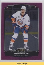 2022-23 O-Pee-Chee Platinum Matte Pink Anders Lee #182 READ 18fy