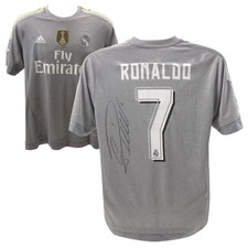 Cristiano Ronaldo Signed Real Madrid FC Away Soccer Jersey 7 with Beckett LOA
