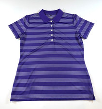 Women's Nike Golf Tour Performance Dri-Fit Purple Short Sleeve Polo Shirt Size M