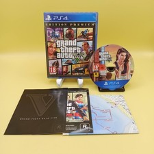 GTA 5 PS4 Premium Edition COMPLETO di Mappa Manuale OTTIME CONDIZIONI