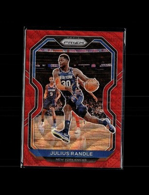 Julius Randle 2020-21 Panini Prizm #54 Ruby Wave Prizm D10