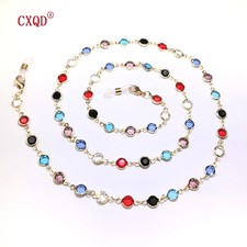 Fashion Reading Glasses Chain For Women Sunglasses Cords Casual 4mm Geometric