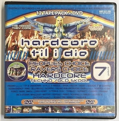 Hardcore Til I Die 7 - Peoples Choice / Ravers Choice - 12 x Tape Pack No DVD