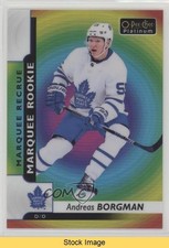 2017-18 O-Pee-Chee Platinum Rainbow Color Wheel Andreas Borgman #183 READ 8tn