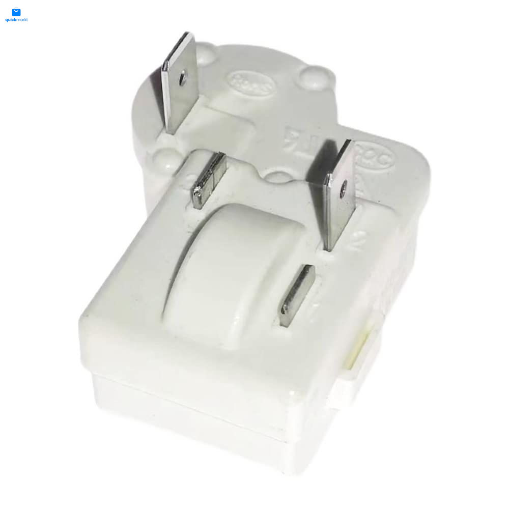2Pin Refrigerator Compressor PTC Starter Relay Over Load Protector for Danby... 