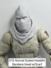 3d Printed KA'RUUN DEZHAL HEAD#4. 1:12 6" Classified Legends SCALE