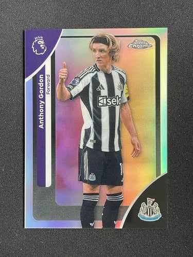 Anthony Gordon 2025-26 Topps Chrome Premier League Refractor #144
