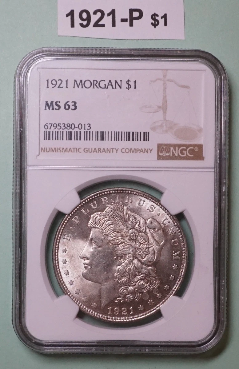 百年銀貨】1921年 モルガンダラー NGC MS63 $1 【公式通販】