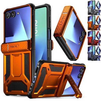 For Samsung Galaxy Z Flip 7 Case Poetic FullBody Shockproof Cover With Kickstand