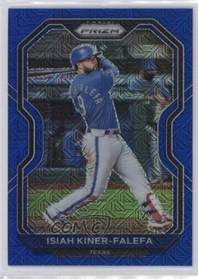 2021 Panini Prizm Blue Mojo Prizm 177/199 Isiah Kiner-Falefa #15 10k8