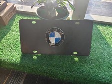 New 3d Black For Bmw Style License Plate Raised Emblem 6 X 12 Badge New