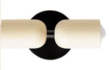 Modern Wall Light Sconce Set Of 2 Warm White Hardwire 3000K E26 Bulb