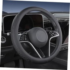 Leather Steering Wheel Cover Compatible with Dodge RAM 1500 2500 3500 Truck