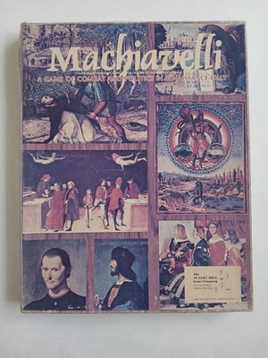 Vintage Avalon Hill Spiel  Machiavelli Renaissance Italien Spiel