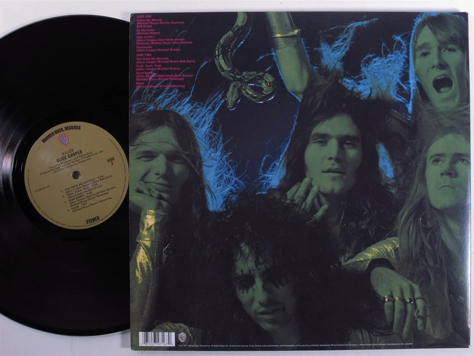 ALICE COOPER Killer RHINO LP NM europe 180g 2012 reissue gatefold x - Image 2 of 2