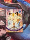 New ListingPokémon Vintage Topps Meowth #52 Rare LP Blue Label English Non-Holo