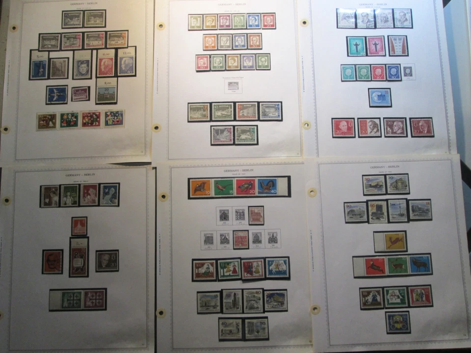 Germany Berlin Stamps Collection on Collector Pages (MINKUS ALBUM) - Image 3 of 4