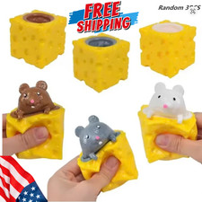 Extra Large Squishy Cheese Block, Stress Relief Squeeze Toy Gifts , Cyber Deal