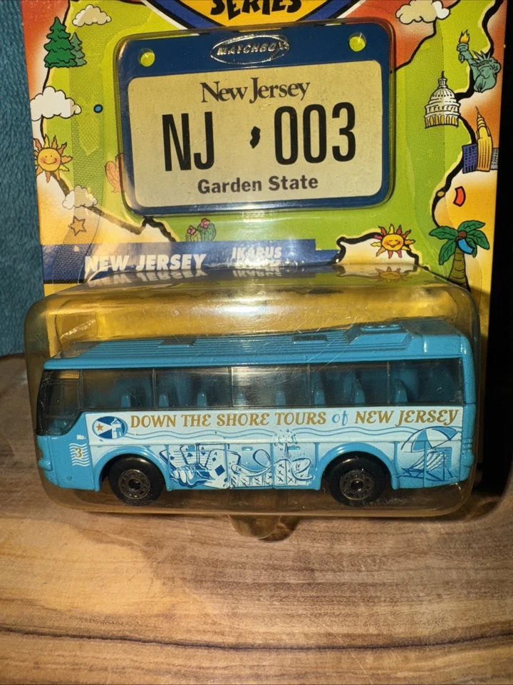 Matchbox Across America 50th Birthday Series New Jersey Ikarus Bus - Image 2 of 4