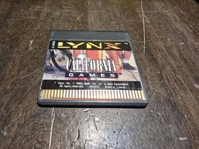 Atari Lynx Model 1 Console With 3 Games Case AC Adapter Tested Working READ!!!