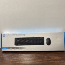 HP Wired Desktop 320MK Keyboard Mouse Combo USB Wired NEW Factory Sealed