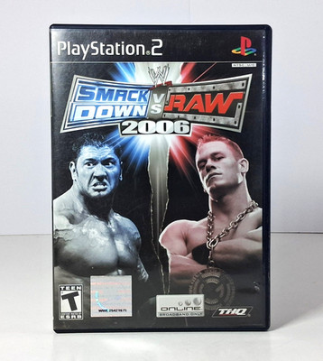 WWE SmackDown vs. Raw 2006 (Sony PlayStation 2 PS2, 2005) CIB Tested
