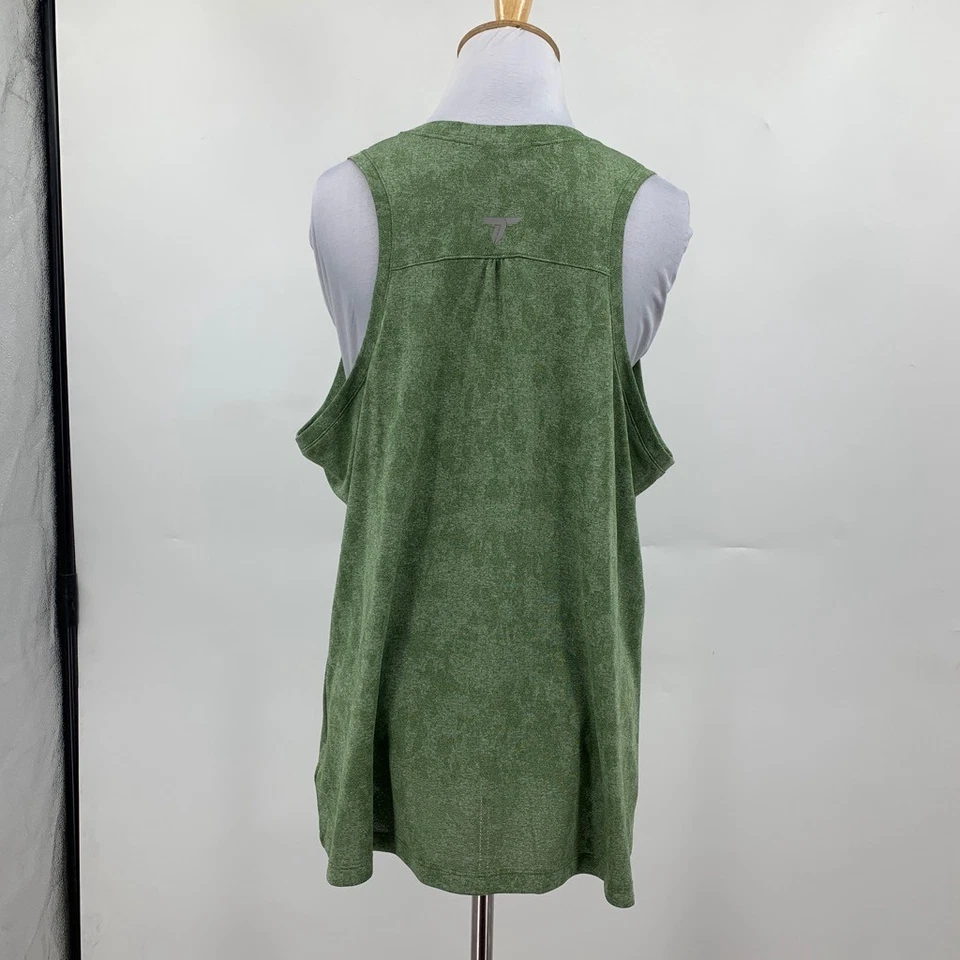 Camiseta sin mangas Columbia para mujer 2XL Olive Bluebird Canyon técnica titanio transpirable Foto 4 de 4