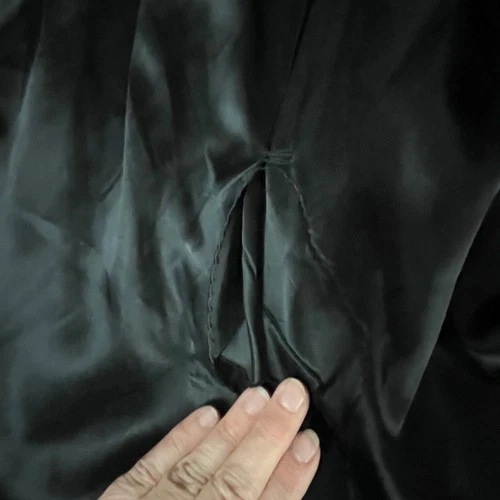 Naval Academy USNA Bridge Coat Thorngate Uniforms Black Wool Peacoat 36 Vintage image 9