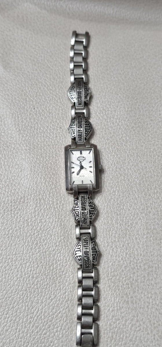 未使用 ハーレーダビッドソン BULOVA 掛け時計 アンティーク Vintage Harley Davison Bulova Stainless Steel Watch. | eBay