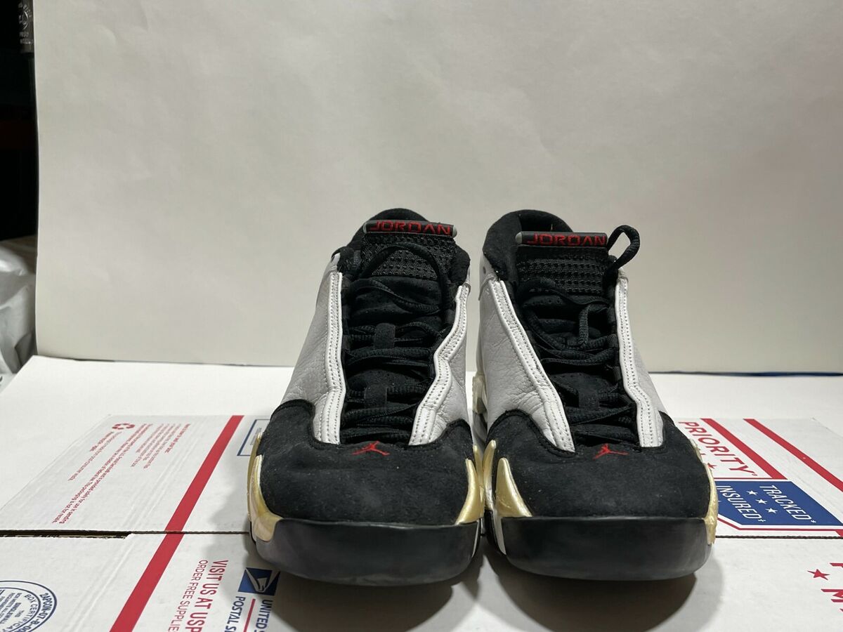 Jordan 14 OG Black Toe (1998) 136011-101 WHITE/BLACK-VARSITY Jordan 14 OG Black Toe (1998) 136011-101 WHITE/BLACK-VARSITY